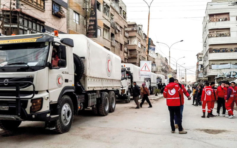 منع دخول الإمدادات والمســــاعدات الطبية إلى الغوطة الشرقية عمل وحــــشي