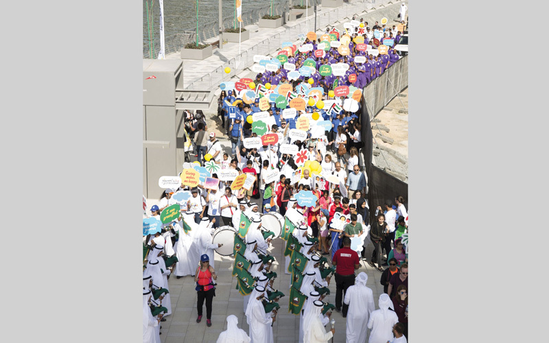 رحلة السعادة تركز على منهج السعادة الذي تبنّاه الشيخ زايد منذ تأسيس دولة الإمارات. أرشيفية