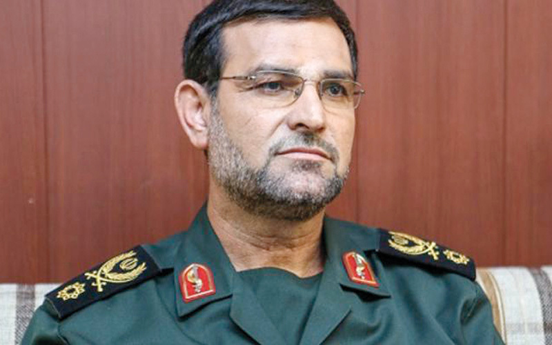 قائد بالحرس الثوري الإيراني يحضر معرضاً للدفاع في قطر