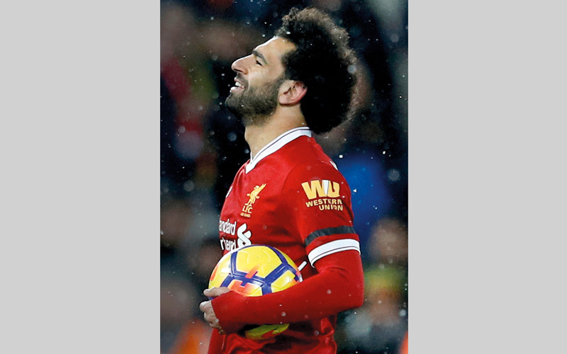 صلاح يواصل التألق مع ليفربول.. ويتصدر هدافي الدوري الإنجليزي. أ.ف.ب