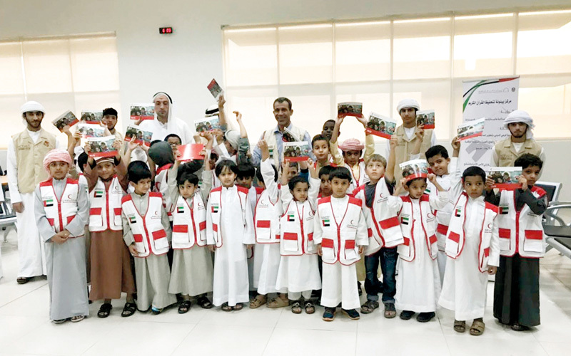 فرع «الهلال» نفذ محاضرات تثقيفية بعنوان «هذا ما يحبه زايد». من المصدر