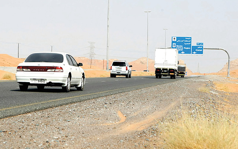 تنظيم حركة سير المركبات والشاحنات على شارع مليحة. أرشيفية