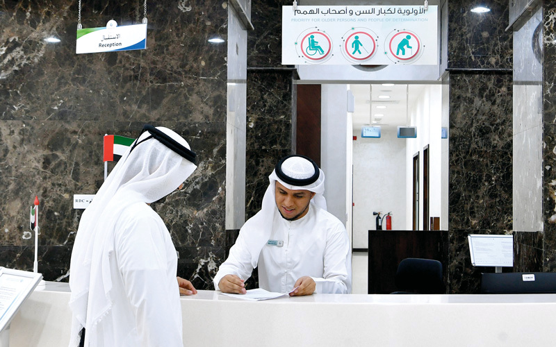 «المركز» يعتمد على الوسائل التكنولوجية في رفع الدعاوى والتقاضي والتصالح إلكترونياً. تصوير: باتريك كاستيلو