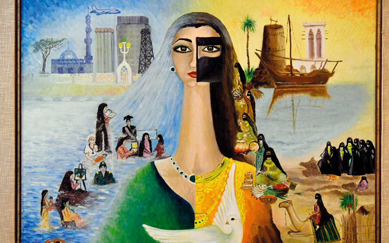 56 لوحة ملونة بالوفاء لـ زايد وتراثنا الخالد حياتنا ثقافة
