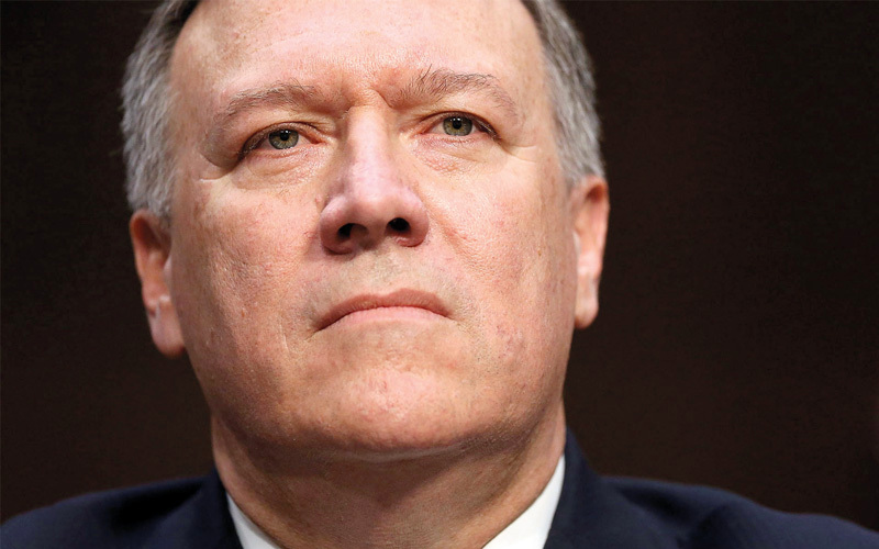 بومبيو.. الحلقة المكملة  لطاقم ترامب الصقوري. غيتي