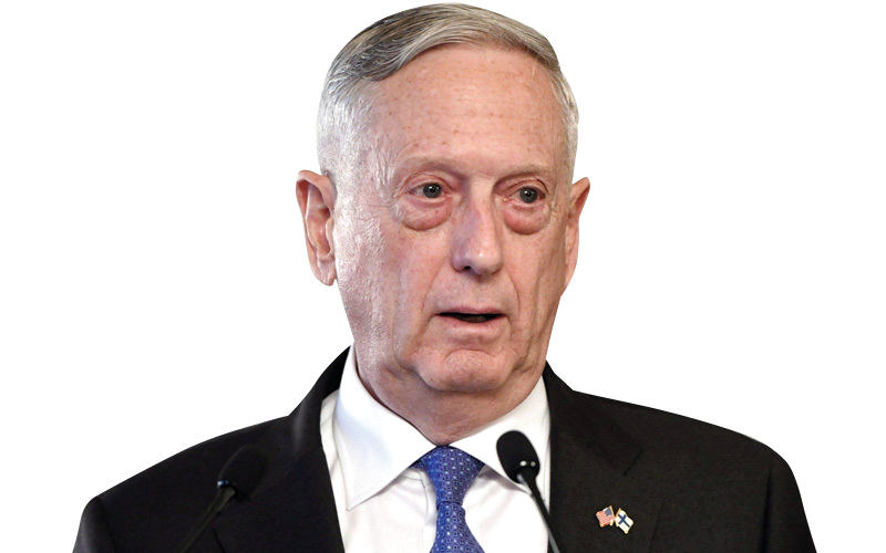 ماتيس هو الشخص الوحيد في الإدارة الذي سيحفظ بلاده من التورط في الحرب.  رويترز