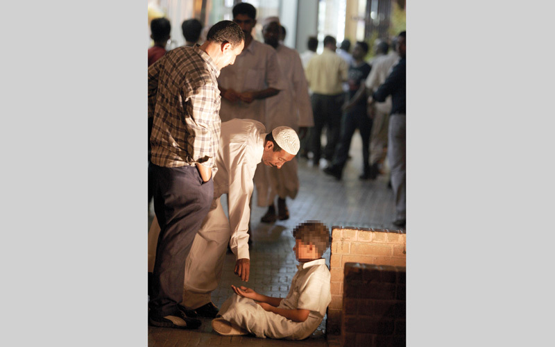 التسول عادة غير حضارية. أرشيفية