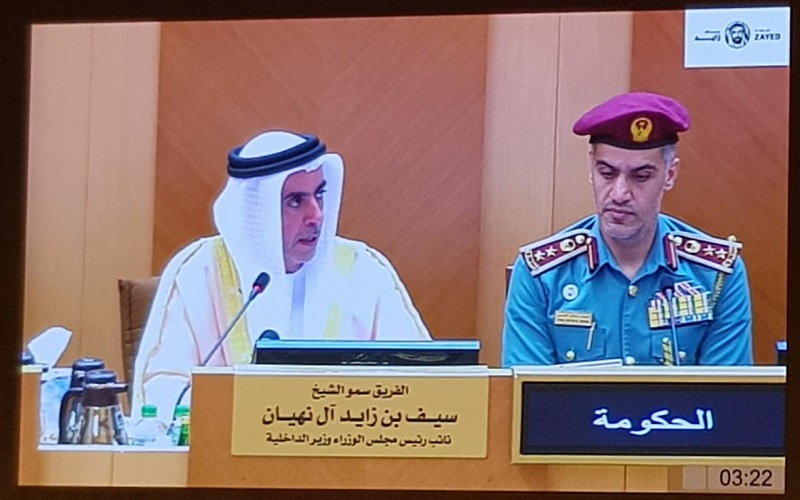 سيف بن زايد: الإمارات أقل دول العالم في حوادث السرقة والحرائق والجرائم الجنسية