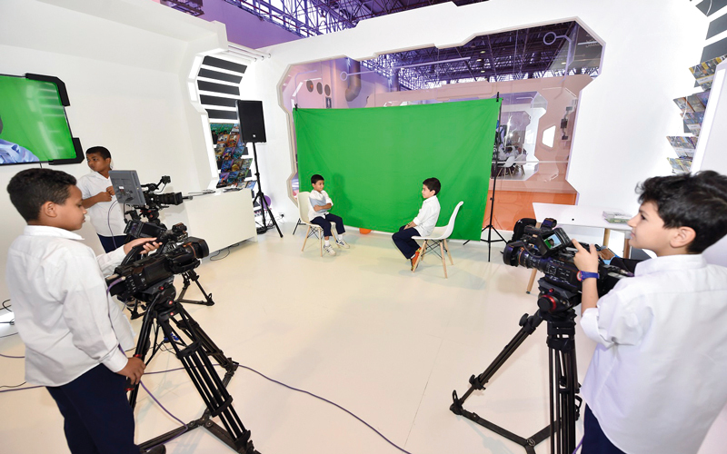 الورشة تنظم في استديو وأجواء حقيقية. من المصدر