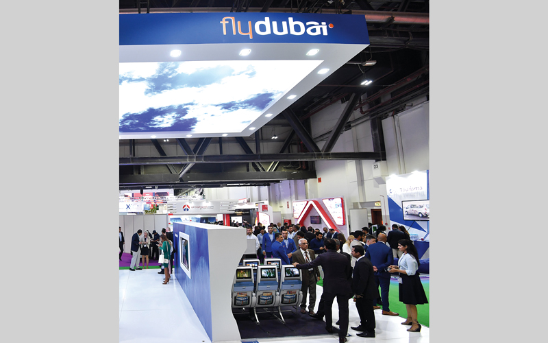 «فلاي دبي» تسلمت 8 طائرات جديدة في عام 2017. تصوير: باتريك كاستيلو