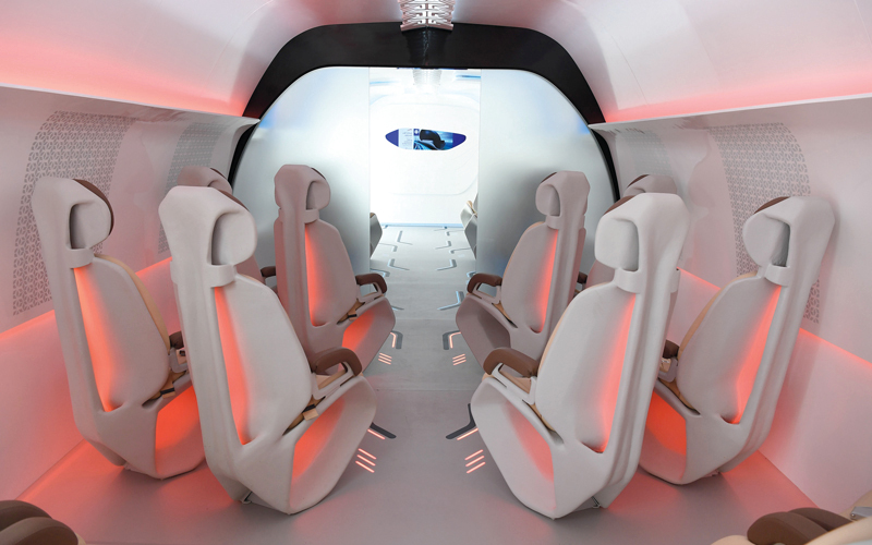 نموذج لتصميم هايبر لوب لشركة "فيرجن هايبرلوب وان". أرشيفية