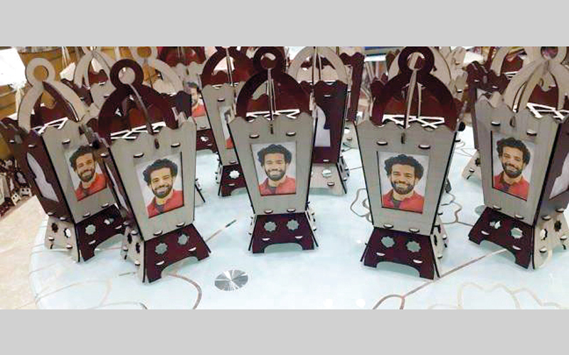 فوانيس محمد صلاح شهدت إقبالاً كبيراً. من المصدر