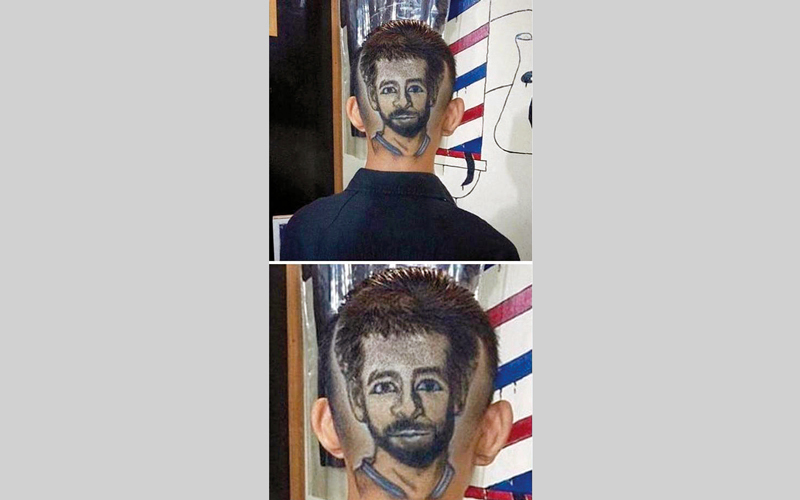 تسريحة محمد صلاح. من المصدر