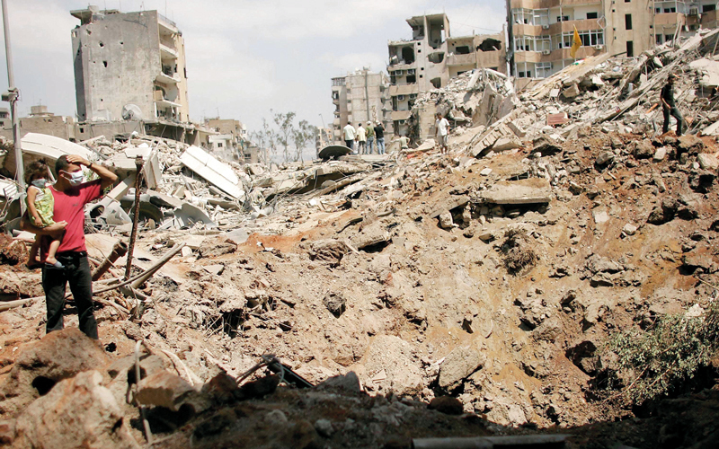 «الحزب» احتاج إلى مصادر جديدة للتمويل لإعادة بناء لبنان إثر الحرب المدمرة مع إسرائيل عام 2006.  غيتي