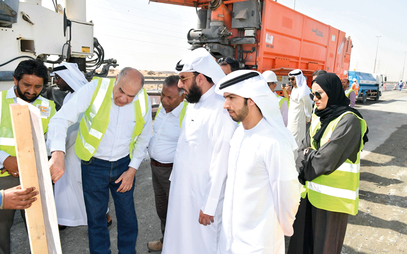 «البنية التحتية» استعانت بآلات حديثة ومتخصصة لتنفيذ التقنية الجديدة. من المصدر
