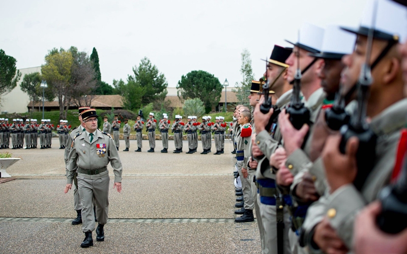 الجيش الفرنسي يستعين بالجنود الأجانب منذ أواسط القرن التاسع عشر.  أرشيفية