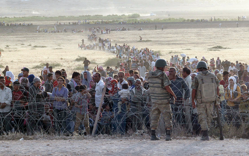 اللاجئون في تركيا يعيشون ظروفاً صعبة.  أرشيفية