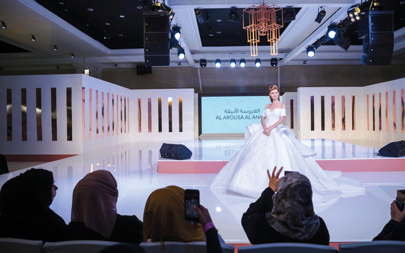 من عروض «الشارقة للعروس». من المصدر