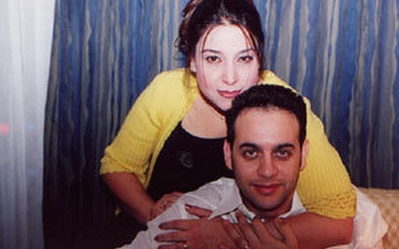 مصطفى قمر وزوجته