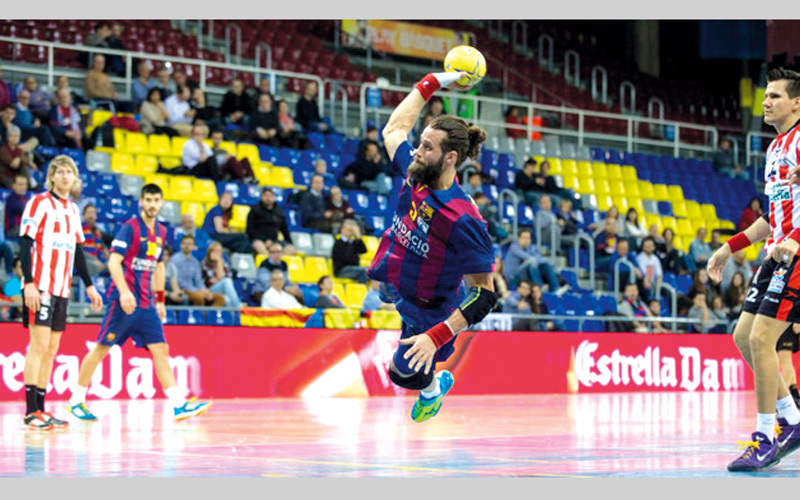 نجوم برشلونة على موعد مع كأس السوبر الدولية لكرة اليد في دبي ديسمبر المقبل. من المصدر