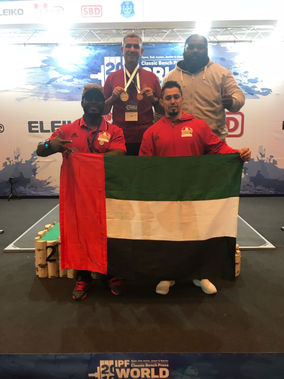 انجاز اماراتي جديد لعمر الظاهري في بطولة العالم للقوة البدنية