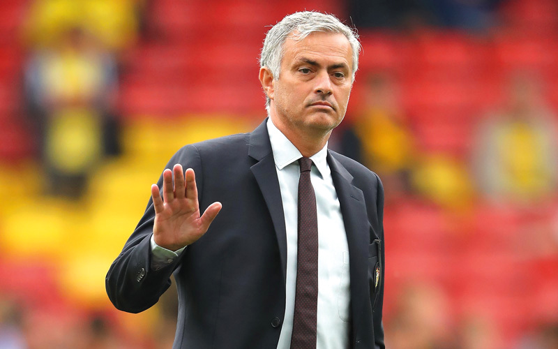 مدرب مان يونايتد مورينيو. غيتي