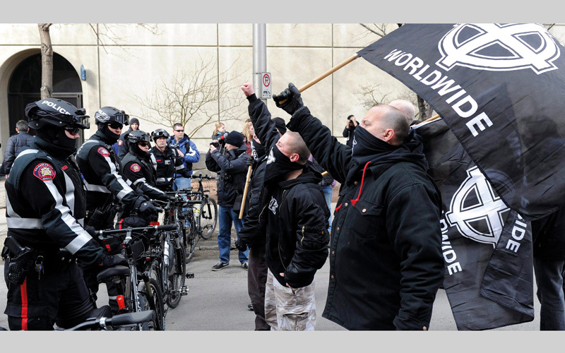 عقدة تفوّق العرق الأبيض تجتاح مدناً كندية.  أرشيفية