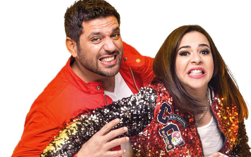 «عزمي وأشجان» يدور حول زوجين يحترفان النصب.