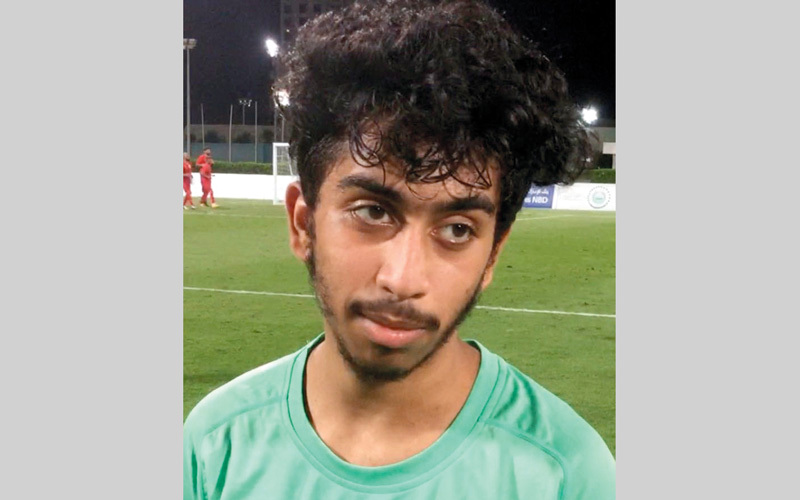 أصغر لاعبي البطولة محمد عبدالله. تصوير: أسامة أبوغانم