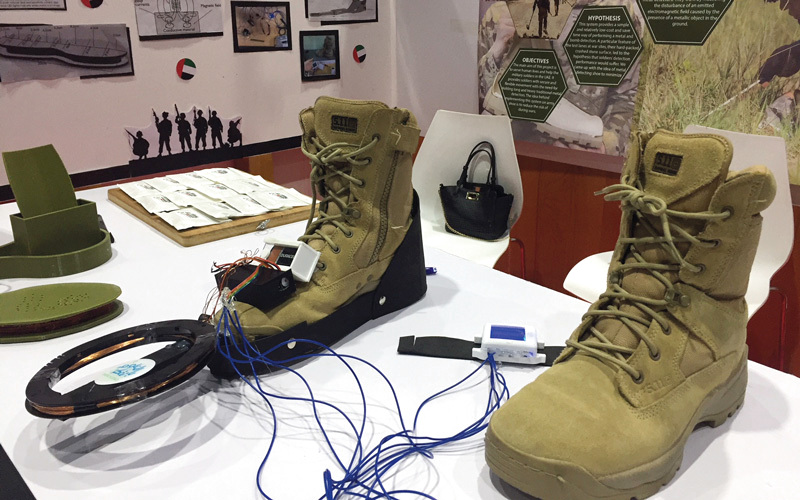 المشروع أظهر طريقة جديدة للكشف عن الألغام. الإمارات اليوم