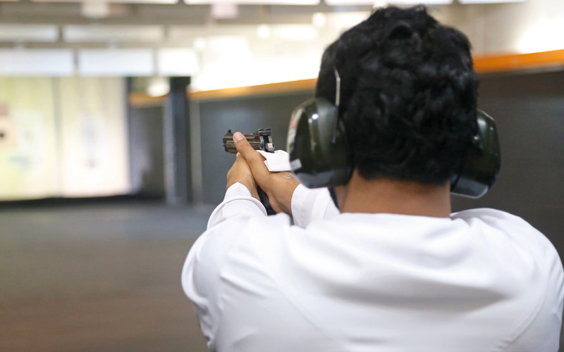 منافسات الرماية شهدت ندية وإثارة في بطولة زايد الرمضانية. من المصدر