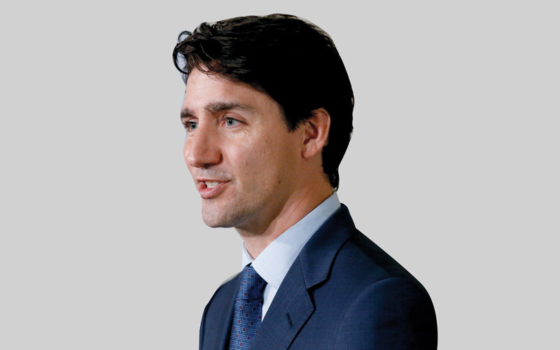 ترودو أكد أن رمضان فرصة للتفكير في قيم مثل الشفقة والامتنان والكرم. رويترز