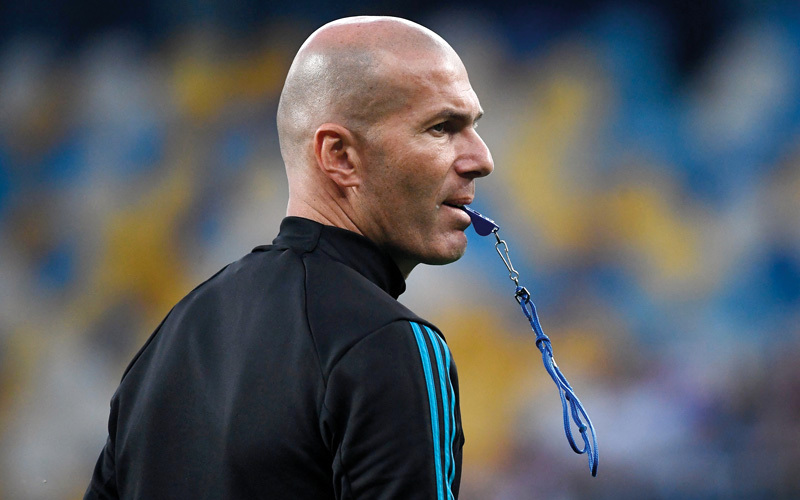 زين الدين زيدان. أ.ف.ب