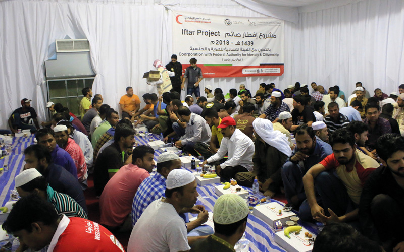 «الهوية» تهدف إلى إدخال السعادة لقلوب الصائمين في رمضان. من المصدر