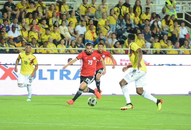 5 أزمات واجهت منتخب مصر في ودية كولومبيا