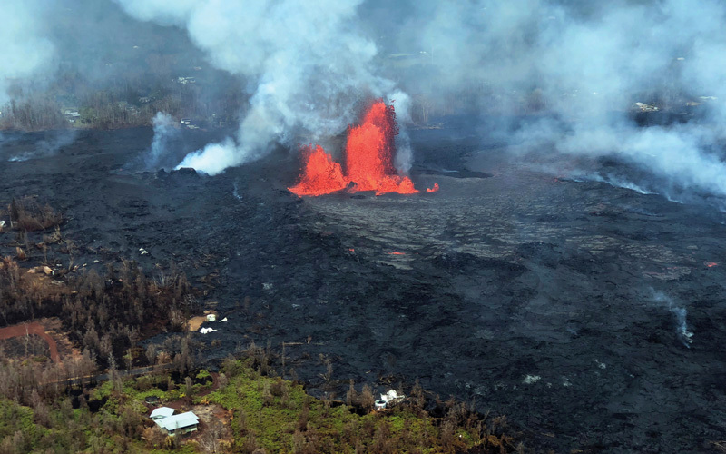 بركان هاواي يغيّر سلوكه