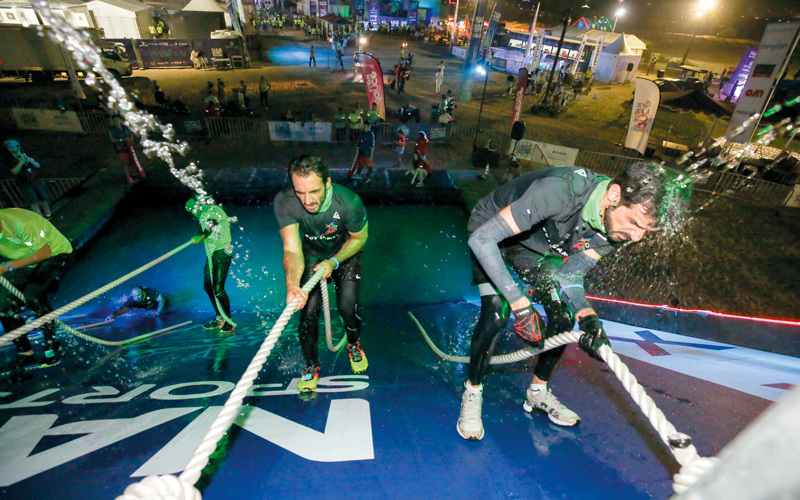 من منافسات «تحدّي ناس الليلي» ضمن دورة ند الشبا الرياضية. من المصدر