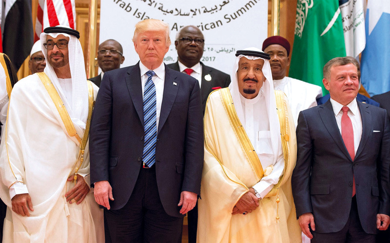 القمة التي عقدها ترامب مع قادة الدول الإسلامية في الرياض رسخت للإعتدال منهجاً أساسياً خلال المرحلة المقبلة. أرشيفية