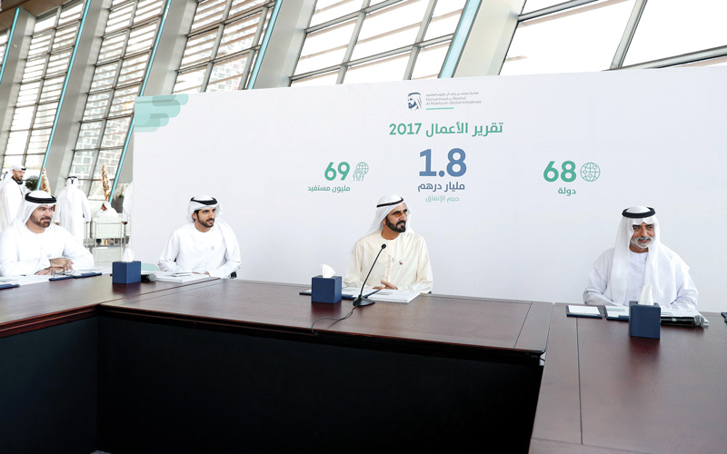 نائب رئيس الدولة: &laquo;مستمرون على نهج زايد في ترسيخ مسيرة العطاء وكلما أعطينا أكثر زادنا الله عطاء وراحة وأمناً وأماناً&raquo;. وام