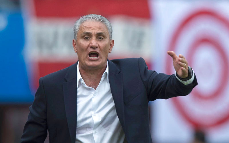 مدرب البرازيل تيتي. أ.ف.ب