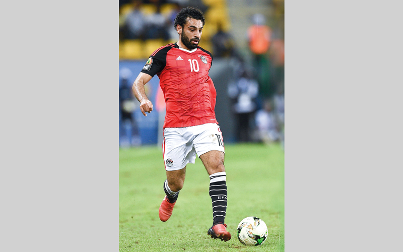 موقف محمد صلاح من المشاركة لايزال غامضاً. أ.ف.ب