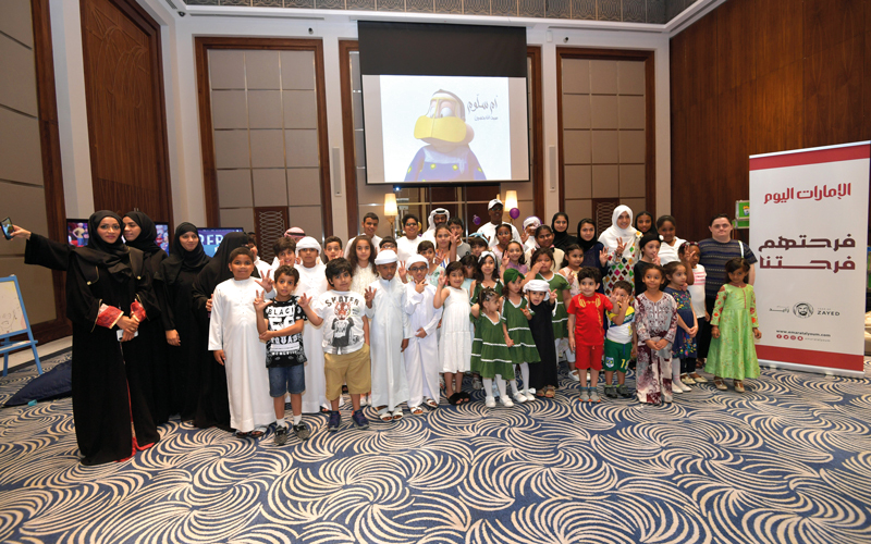 المبادرة وفّرت أنشطة ترفيهية للأطفال الأيتام. تصوير: مصطفى قاسمي