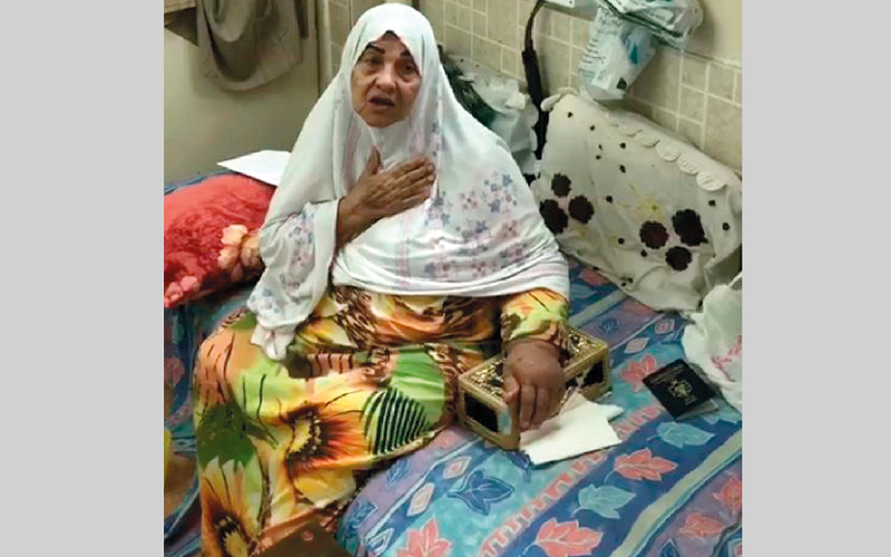 «أم أشرف» تعاني صعوبات صحية واجتماعية. الإمارات اليوم