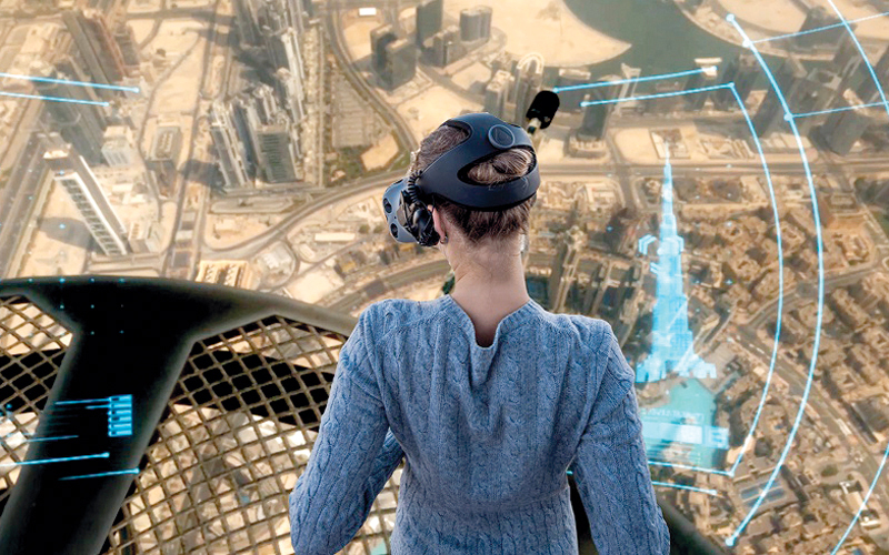 «قمة البرج» تتيح أروع الإطلالات على دبي.  من المصدر