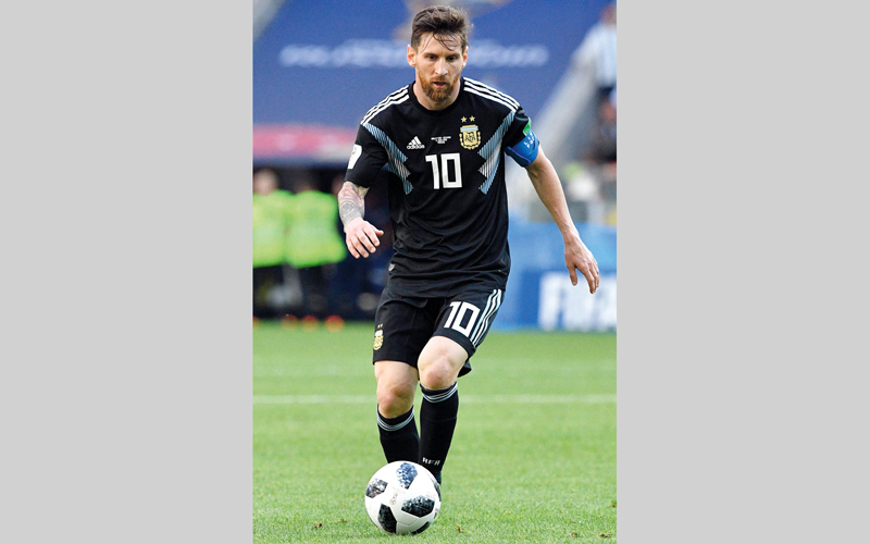 ميسي جاهز للرد على المشككين بعد إهداره الفوز على آيسلندا. أ.ف.ب
