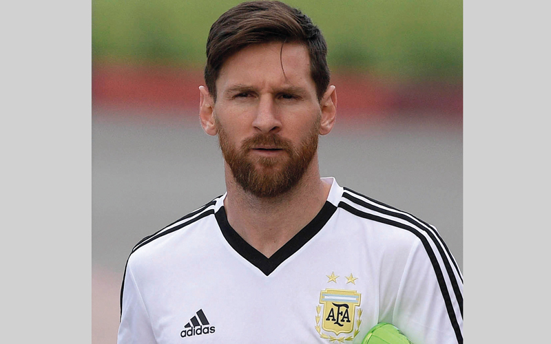 النجم الأرجنتيني ليونيل ميسي. أ.ف.ب