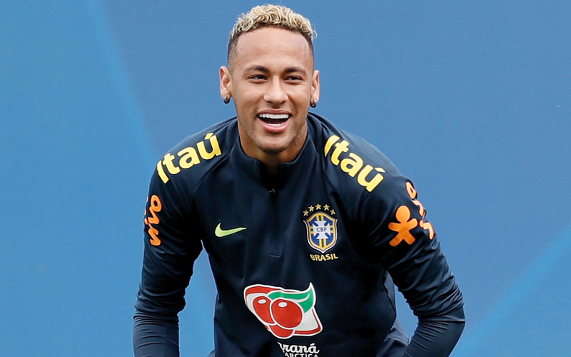 شكوك حول مشاركة نيمار في مباراة كوستاريكا. إي.بي.إيه