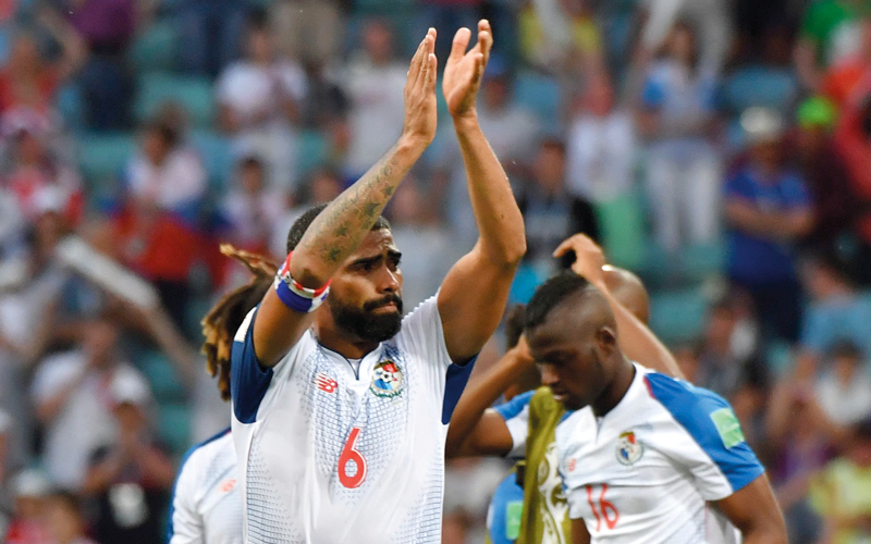 نجم بنما غوميز يرغب في تقديم عرض مشرّف أمام الإنجليز. أ.ف.ب