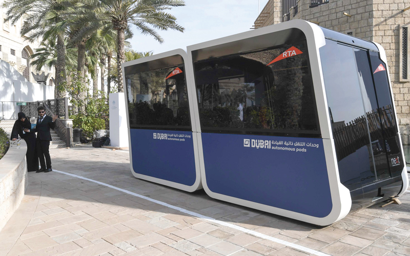 دبي تعمل على تشغيل المركبات ذاتية القيادة وفق أفضل معايير الجودة والسلامة. تصوير اشوك فيرما