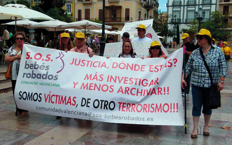سرقة الأطفال حديثي الولادة تمت خلال الحكم الدكتاتوري.  أرشيفية